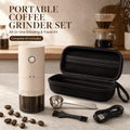 Doulami Coffee Grinder, 38 Adjustable Grind Levels, Portable Conical Burr, Usb Rechargeable Ceramic Core, for Espresso French Press Travel Camping