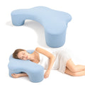 Doulami Side Sleeper Pillow with Arm Hole, Ergonomic Memory Foam Pillow for Neck and Shoulder Pain Relief, Cooling Contour Pillow for Side Back Sleepers, Removable Washable Cover
