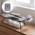 Doulami Tabletop Ironing Board,2-in-1 Foldable Small Iron Board with Iron Rest & Hanging Handle,Steel Frame